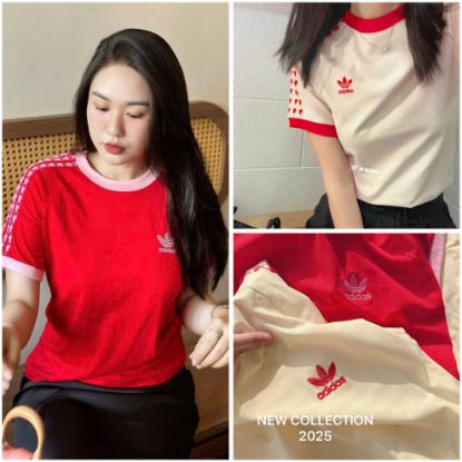 Ảnh của ÁO PHÔNG VALENTINE ADIDAS TIM PHỐI CỔ