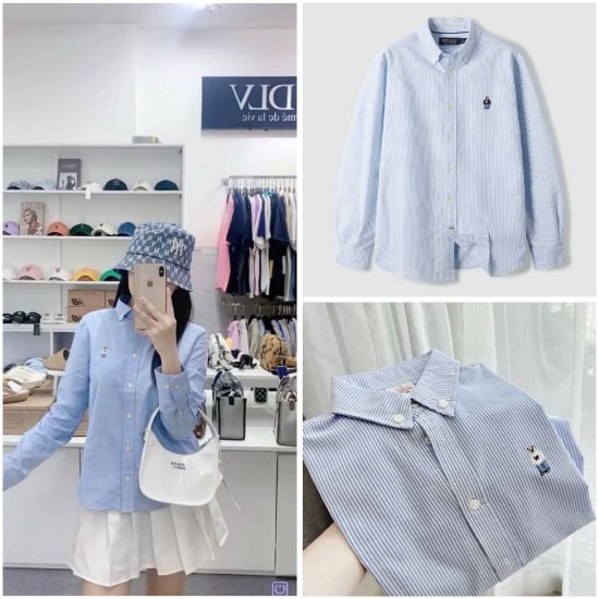 Ảnh của Áo WHO.A.U – ÁO SƠ MI KẺ OXFORD