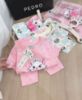 Ảnh của Set 2 bộ mèo nơ xanh hồng BG