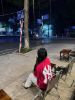 Ảnh của Áo phông đỏ chữ NY to