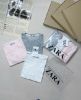 Ảnh của Set 3 áo phông trơn hồng trắng ghi