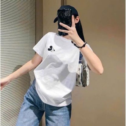 Ảnh của Set 3 áo phông thêu hình Mickey(kẻ)