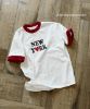 Ảnh của Áo phông chữ NEW YORK cổ viền