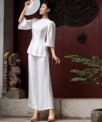 Ảnh của SET PHÁP PHỤC GẤM CỔ TÀU CÚC TẾT