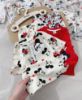 Ảnh của Set 2 bộ hoạ tiết mickey đỏ be