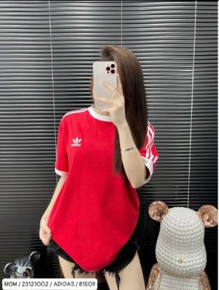 Ảnh của Áo phông đỏ DAS phối sọc