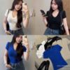 Ảnh của Set 3 áo cổ tim xanh