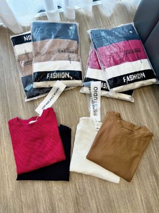 Ảnh của Set 3 áo tăm cổ tròn