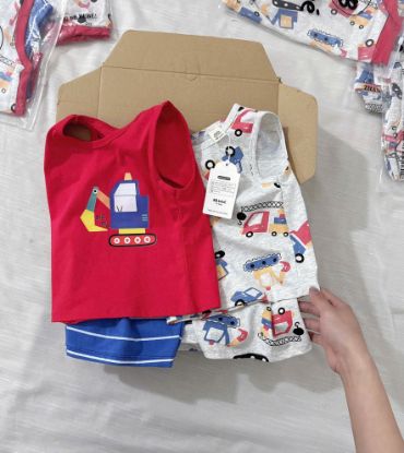 Ảnh của Set 2 bộ oto BT tone đỏ ghi