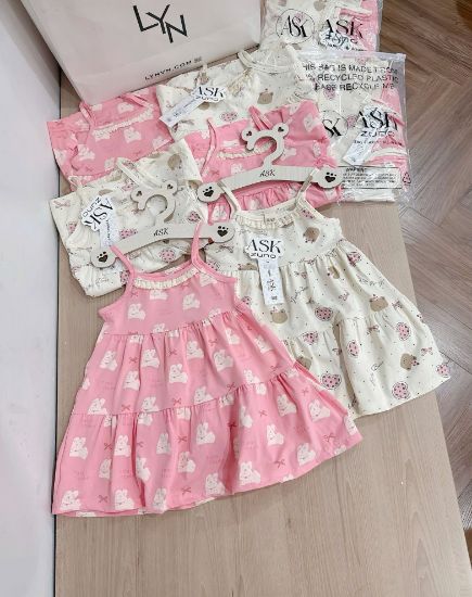 Ảnh của Set 2 váy hai dây phối ren BG