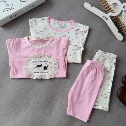 Ảnh của Set 2 bộ cún hồng be