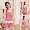 Ảnh của Set bộ kẻ caro SN phối ren
