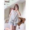 Ảnh của Set bộ kẻ xanh phối ren