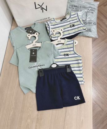 Ảnh của Set 3CT xanh kẻ CK