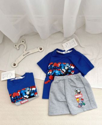 Ảnh của Set bộ siêu nhân xanh quần ghi