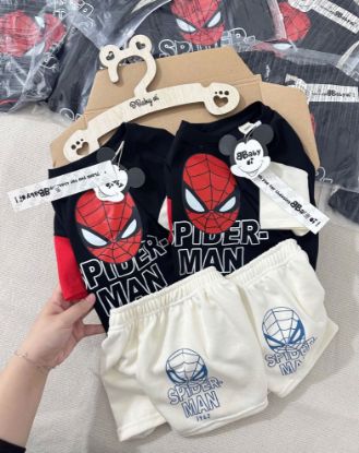 Ảnh của Set bộ siêu nhân nhện quần be