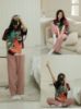 Ảnh của Set áo díp mix quần kẻ đỏ