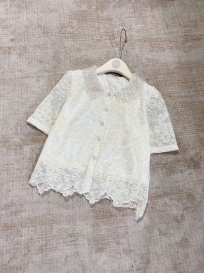 Ảnh của Áo sơ mi ren 2 lớp cổ đá