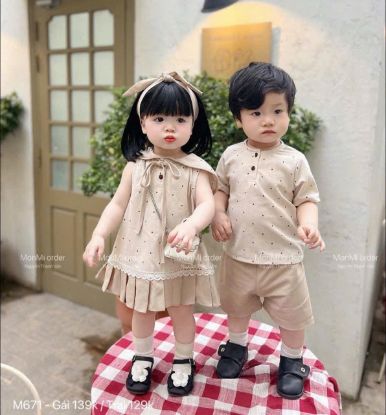 Ảnh của Set bộ chấm bi gái và trai
