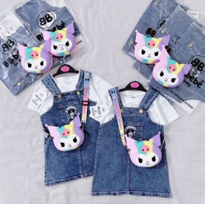 Ảnh của Set yếm bò kèm áo phông tặng túi koromi