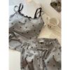 Ảnh của Set bộ 2s màu ghi phối ren