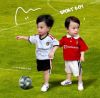 Ảnh của Set 2 bộ thể thao bóng đá tone đỏ trắng