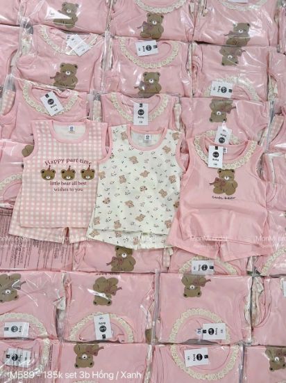 Ảnh của Set 3 bộ honey ba lỗ hồng