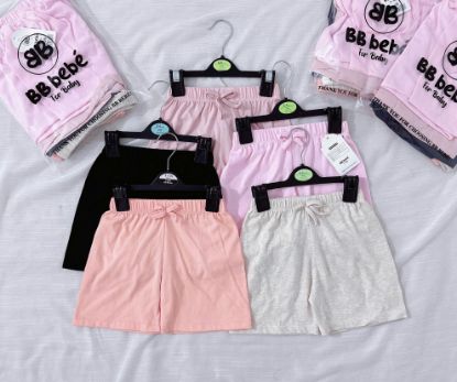 Ảnh của Set 5 quần cotton tone hồng ghi