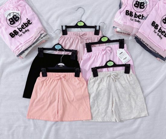 Ảnh của Set 5 quần cotton tone hồng ghi