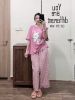 Ảnh của Set bộ thỏ hồng quần kẻ