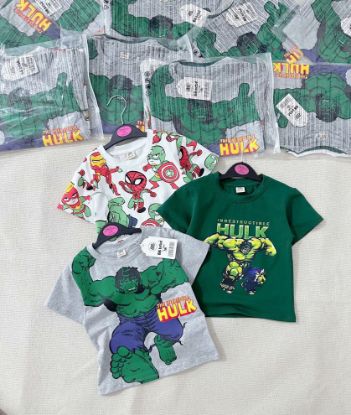 Ảnh của Set 3 áo Hulk BT tone xanh