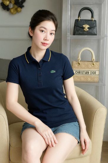 Ảnh của Áo Polo than thêu cá sấu