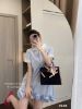 Ảnh của Váy kẻ cổ sen chân hoa