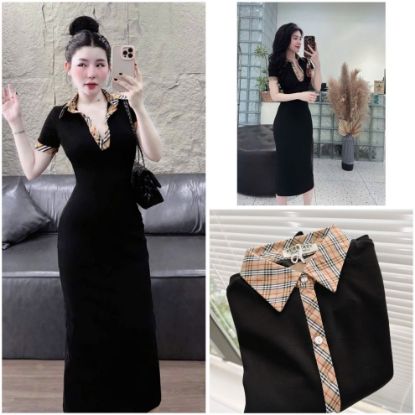 Ảnh của Váy body phối burryy