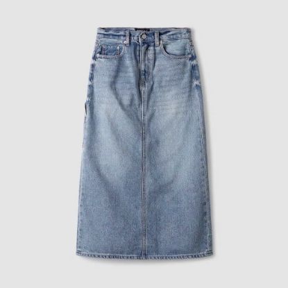 Ảnh của CHÂN VÁY JEAN WHOAU XẺ SAU DÁNG DÀI Hàng đẹp