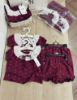 Ảnh của Set bộ nơ đỏ cổ bèo