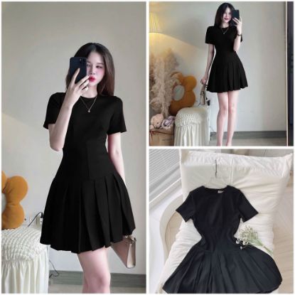 Ảnh của VÁY ĐEN XẾP LI PHỐI LI