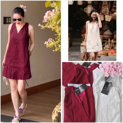 Ảnh của VÁY LI-EN HOA VIỀN HAI LỚP
