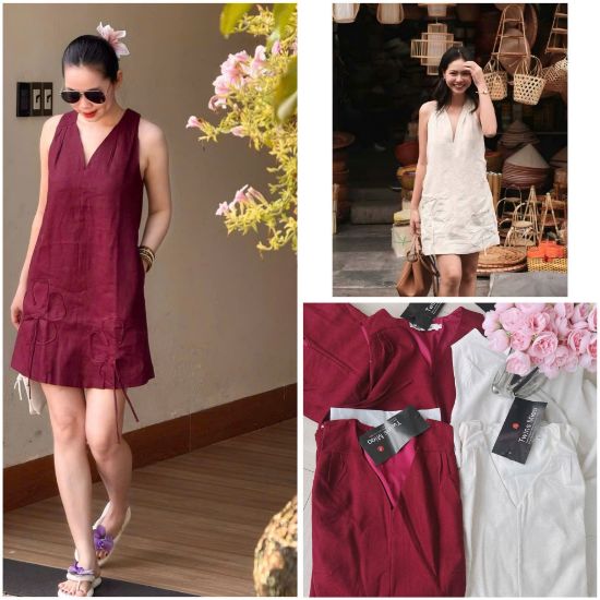 Ảnh của VÁY LI-EN HOA VIỀN HAI LỚP