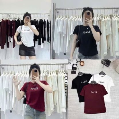 Ảnh của Set 3 áo thêu chữ Foret