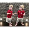 Ảnh của Set bộ das hoa mix quần be