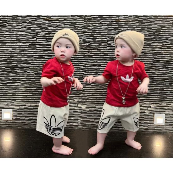 Ảnh của Set bộ das hoa mix quần be