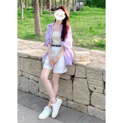 Ảnh của Set 4CT màu tím kèm đai