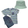 Ảnh của SET CỔ TRỤ QUẦN JEAN GIẤY MỀM KÈM MŨ