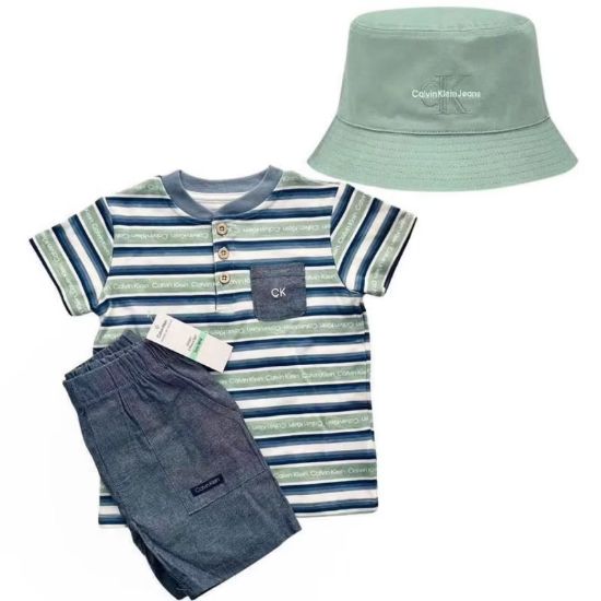 Ảnh của SET CỔ TRỤ QUẦN JEAN GIẤY MỀM KÈM MŨ