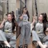 Ảnh của Set áo ghi vịt mix quần kẻ