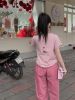 Ảnh của Set áo hồng mix quần hồng