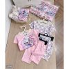 Ảnh của Set 2 bộ BB3 hồng kẻ tím