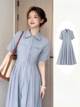 Ảnh của VÁY LI DÁNG DÀI TÚI NGỰC TAY LV