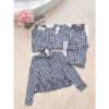 Ảnh của ÁO SƠ MI KẺ CARO ZRA THÊU HOA VINTAGE - SANG CHẢNH